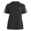 Adidas Essentials Slim 3-Streifen T-Shirt – Große Größen -Sportmode 8012 HF7253 P