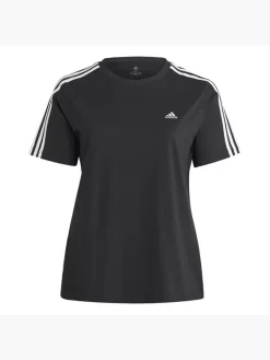 Adidas Essentials Slim 3-Streifen T-Shirt – Große Größen